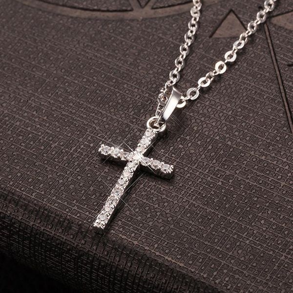 pendant necklaces 1pc hip-hop square zircon cross necklace european and american punk personality men women couple accessories, Silver
pendant necklaces 1pc hip-hop square zircon cross necklace european and american punk personality men women couple accessories, Silver