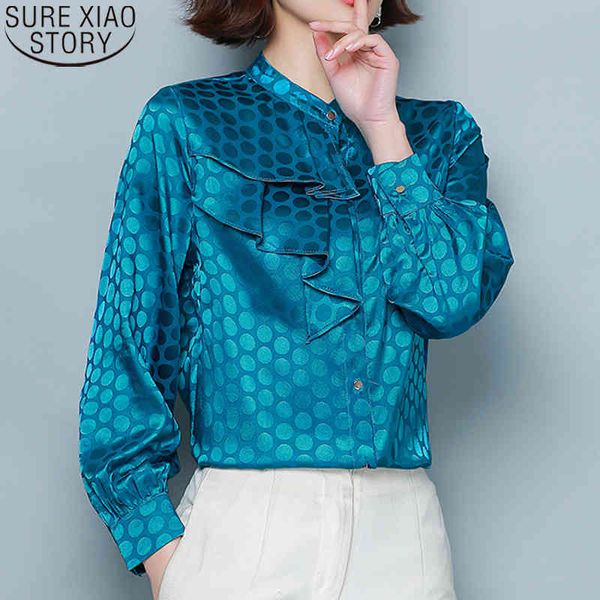 print blouses vintage fashion office lady dot ruffles o-neck long-sleeve shirt women cardigan blusas mujer 11007 210417, White
print blouses vintage fashion office lady dot ruffles o-neck long-sleeve shirt women cardigan blusas mujer 11007 210417, White