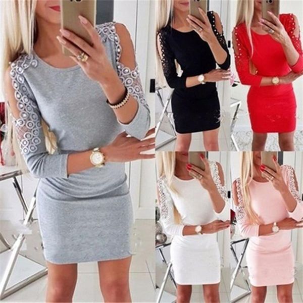 casual dresses fashion fall women dress vestidos solid woman clothes robe femme elegant bodycon red ladies, Black;gray
casual dresses fashion fall women dress vestidos solid woman clothes robe femme elegant bodycon red ladies, Black;gray