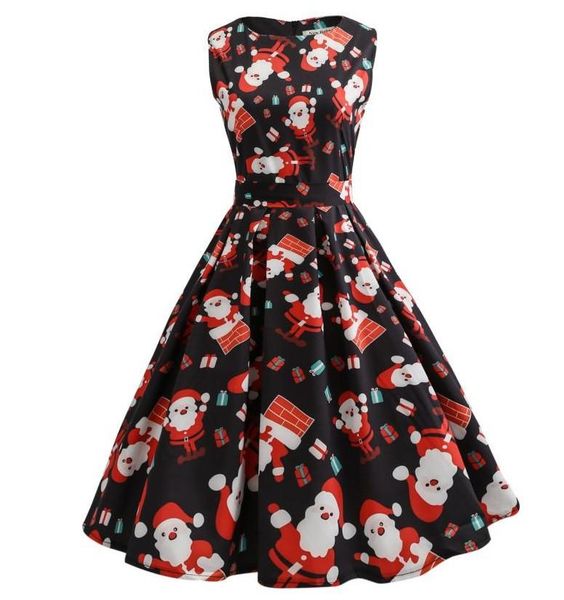 casual dresses 2021 o-neck winter midi vestidos santa claus print vintage women elegant christmas party dress robe femme plus size 3xl, Black;gray
casual dresses 2021 o-neck winter midi vestidos santa claus print vintage women elegant christmas party dress robe femme plus size 3xl, Black;gray