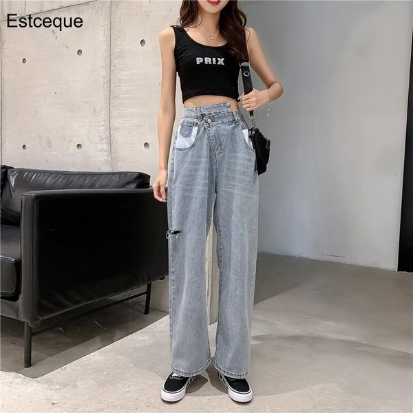 women's jeans high waist slim thin straight loose pockets hole women summer and autumn fashion casual plus size 2xl female, Blue
women's jeans high waist slim thin straight loose pockets hole women summer and autumn fashion casual plus size 2xl female, Blue