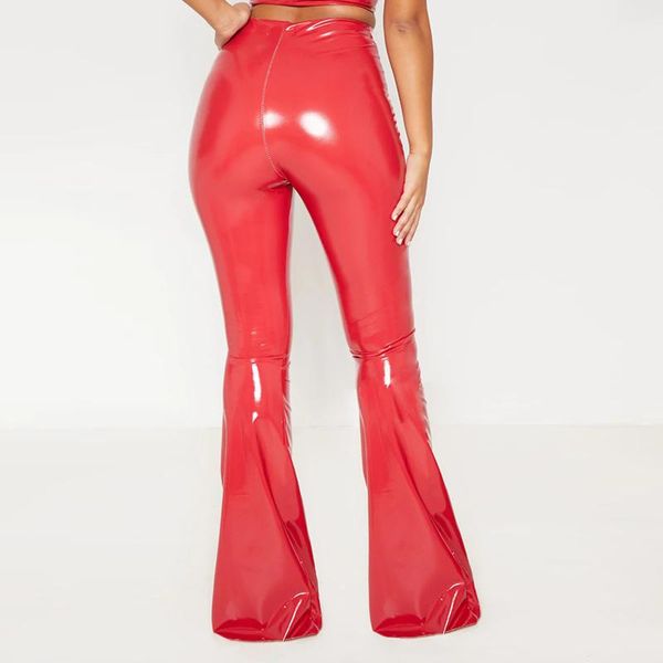 women's pants & capris latex leather high waisted trouser stretch leggings trousers party custom, Black;white
women's pants & capris latex leather high waisted trouser stretch leggings trousers party custom, Black;white