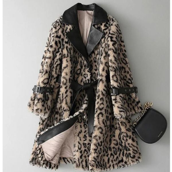 women's trench coats women long coat oversized 2021 winter wide-waisted female clothes covered button leopard outerwear leather fur pat, Tan;black
women's trench coats women long coat oversized 2021 winter wide-waisted female clothes covered button leopard outerwear leather fur pat, Tan;black