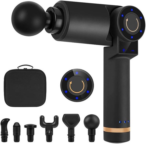 massage gun deep tissue percussion handheld power muscle massager for athletes professional electric with 6 speed heads
massage gun deep tissue percussion handheld power muscle massager for athletes professional electric with 6 speed heads