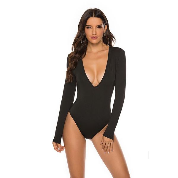 women's jumpsuits & rompers fashion women solid long sleeved bodysuits wine red black casual skinny summer v-neck, Black;white
women's jumpsuits & rompers fashion women solid long sleeved bodysuits wine red black casual skinny summer v-neck, Black;white