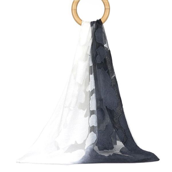 hats, scarves & gloves sets china embroidery #19 hollow cut flowers leaves women's silk scarf long fashion summer beach shawl, Blue;gray
hats, scarves & gloves sets china embroidery #19 hollow cut flowers leaves women's silk scarf long fashion summer beach shawl, Blue;gray