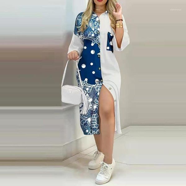 casual dresses women fashion turndown collar patchwork slim midi dress chic printing spring party button split streetwear femme, Black;gray
casual dresses women fashion turndown collar patchwork slim midi dress chic printing spring party button split streetwear femme, Black;gray