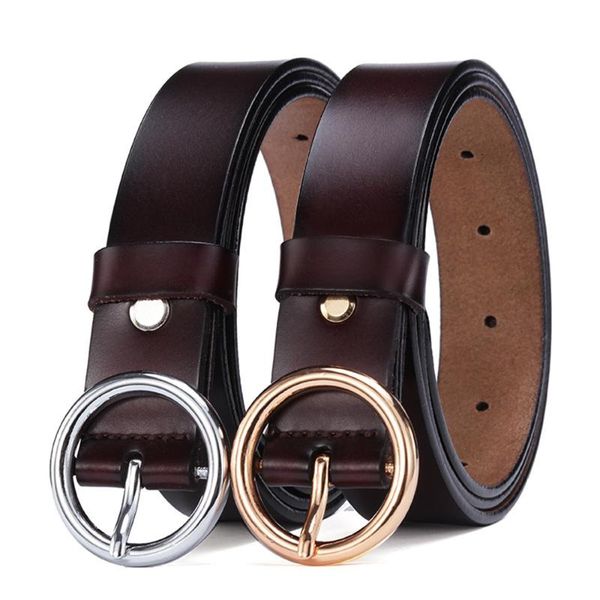belts 110*2.8cm gold buckle jeans wild for women fashion female students simple circle pin buckles belt, Black;brown
belts 110*2.8cm gold buckle jeans wild for women fashion female students simple circle pin buckles belt, Black;brown