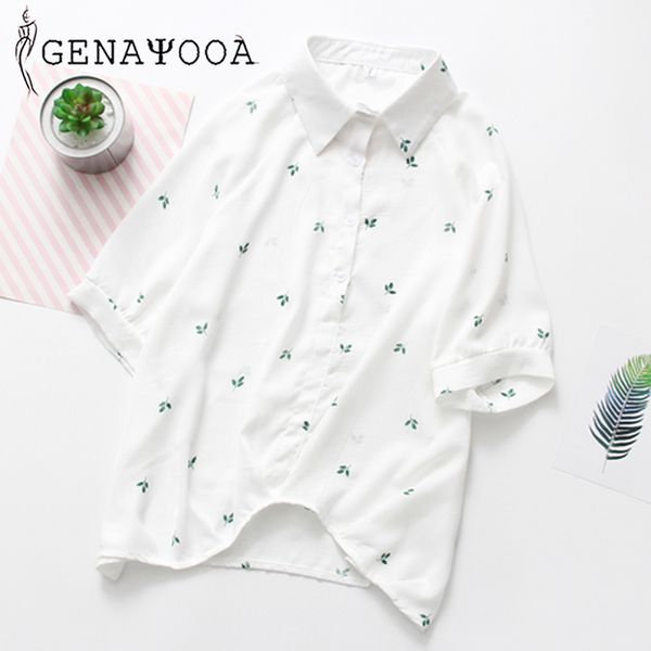 genayooa womens and blouses summer floral short sleeve white blouse shirt women korean with embroidery 210417
genayooa womens and blouses summer floral short sleeve white blouse shirt women korean with embroidery 210417