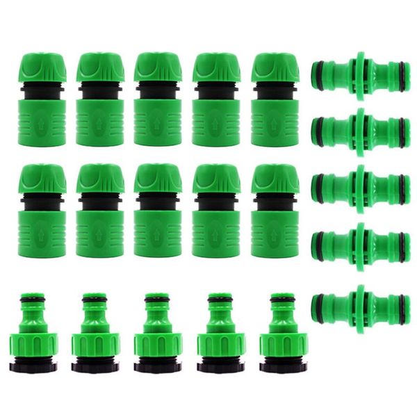 watering equipments 20 pcs garden hose connector set extender quick connectors for gardening plant and car washing
watering equipments 20 pcs garden hose connector set extender quick connectors for gardening plant and car washing