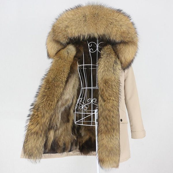 women's fur & faux 2021 waterproof real coat long parka winter jacket women natural raccoon collar outerwear streetwear detachable, Black
women's fur & faux 2021 waterproof real coat long parka winter jacket women natural raccoon collar outerwear streetwear detachable, Black