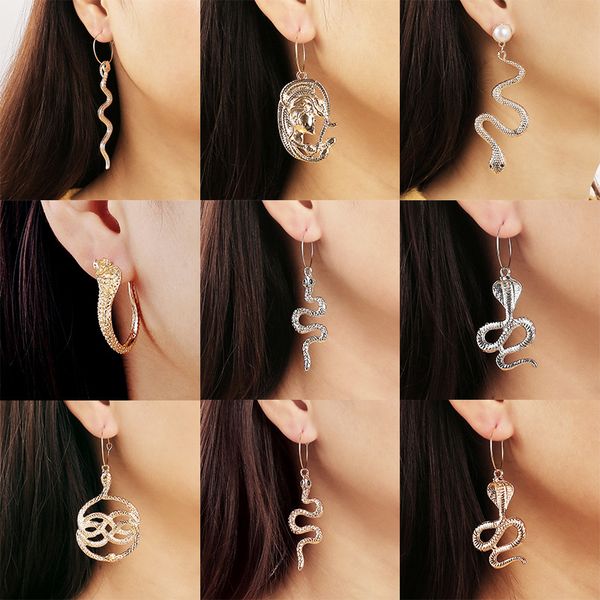 snake dangle earrings for women men animal pendant gold silver color hoops earring punk jewelry gift hip hop accessories
snake dangle earrings for women men animal pendant gold silver color hoops earring punk jewelry gift hip hop accessories