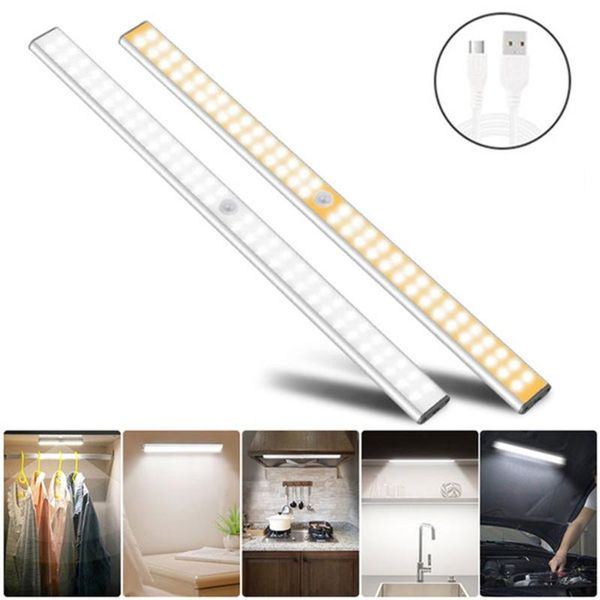 rechargeable motion sensor led night light under cabinet lighting 24 40 60 wireless wall lamp bar for kitchen bedroom
rechargeable motion sensor led night light under cabinet lighting 24 40 60 wireless wall lamp bar for kitchen bedroom