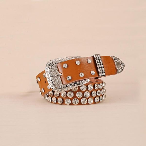 belts fashion brand belt full crystal metal buckle waist female punk rivet wide jeans decoration for women bl289, Black;brown
belts fashion brand belt full crystal metal buckle waist female punk rivet wide jeans decoration for women bl289, Black;brown