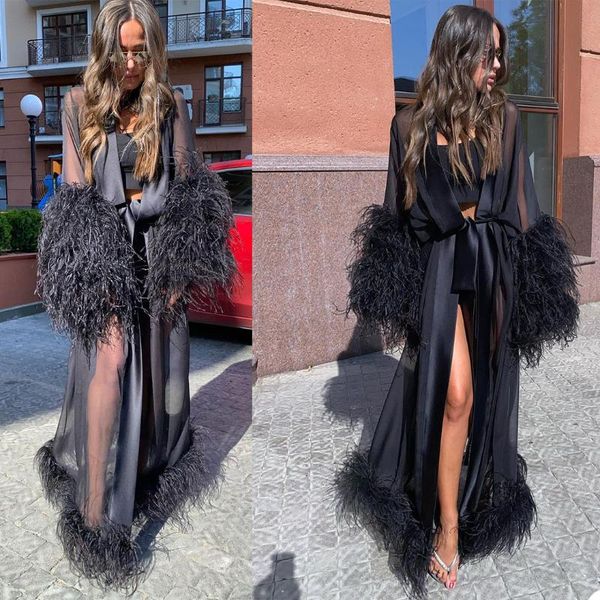 wraps & jackets bridal fur wedding nightdress illusion women black feather sleepwear long sleeve bathrobe prom evening nightgowns dress, White
wraps & jackets bridal fur wedding nightdress illusion women black feather sleepwear long sleeve bathrobe prom evening nightgowns dress, White