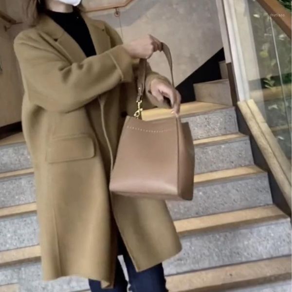 women's wool & blends cloak double-sided cashmere coat 2021 autumn and winter korean version small nizi woolen female, Black
women's wool & blends cloak double-sided cashmere coat 2021 autumn and winter korean version small nizi woolen female, Black