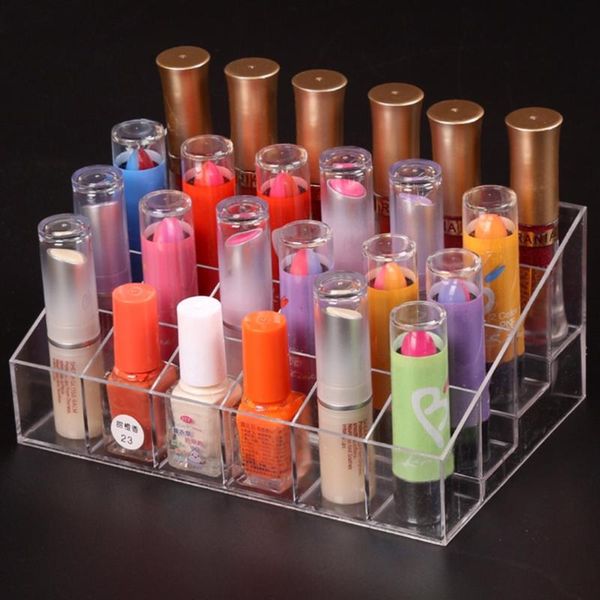 storage boxes & bins trapezoid clear makeup display lipstick stand case cosmetic organizer holder hold 24 lipsticks
storage boxes & bins trapezoid clear makeup display lipstick stand case cosmetic organizer holder hold 24 lipsticks
