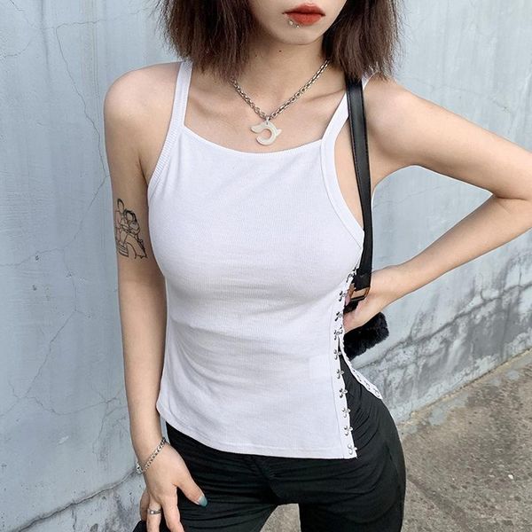 women's tanks & camis 2021 european and american style spring summer solid color slim nude breasted sling tank women, White
women's tanks & camis 2021 european and american style spring summer solid color slim nude breasted sling tank women, White