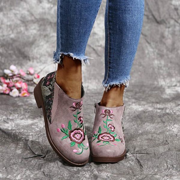 boots rome vintage embroidery flower ankle women shoes casual 2021 ladies woman leather splicing zipper botas mujer, Black
boots rome vintage embroidery flower ankle women shoes casual 2021 ladies woman leather splicing zipper botas mujer, Black