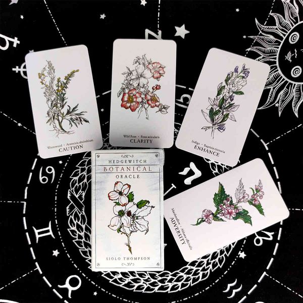 new hedgewitch botanical oracles card tarot cards prophecy divination deck english version entertainment board game 40 sheets/box
new hedgewitch botanical oracles card tarot cards prophecy divination deck english version entertainment board game 40 sheets/box
