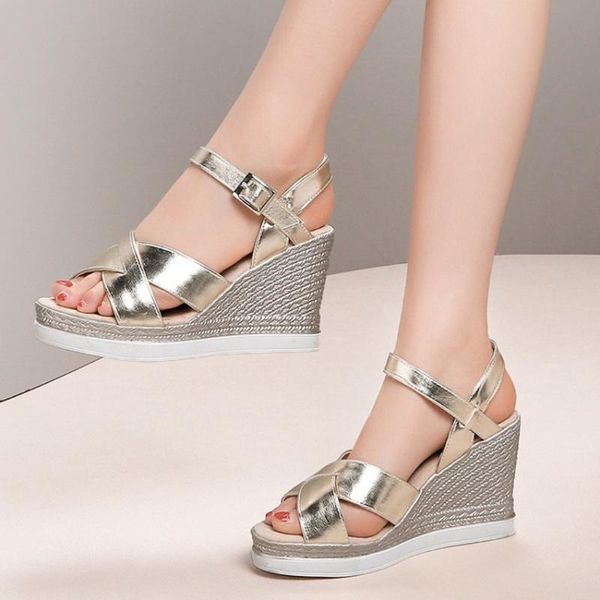 high heels sandals women shinning glitter silver gold platform wedges 2021 summer ladies open toe casual shoes pumps 12.30, Black
high heels sandals women shinning glitter silver gold platform wedges 2021 summer ladies open toe casual shoes pumps 12.30, Black