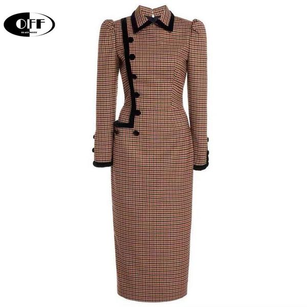 casual dresses autumn temperament slim plaid long sleeve dress women fashion elegant exquisite patchwork velvet lady office midi femme, Black;gray
casual dresses autumn temperament slim plaid long sleeve dress women fashion elegant exquisite patchwork velvet lady office midi femme, Black;gray