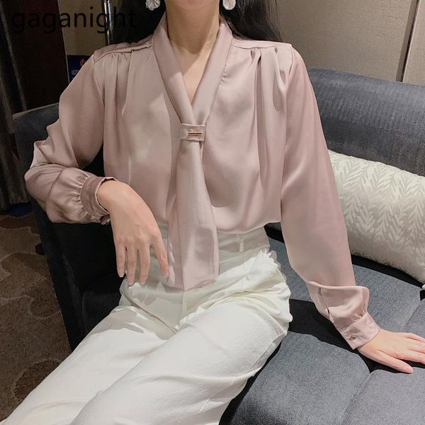women's blouses & shirts gaganight elegant women fashion blouse spring autumn long sleeves office lady solid shirt chic korean loose bl, White
women's blouses & shirts gaganight elegant women fashion blouse spring autumn long sleeves office lady solid shirt chic korean loose bl, White