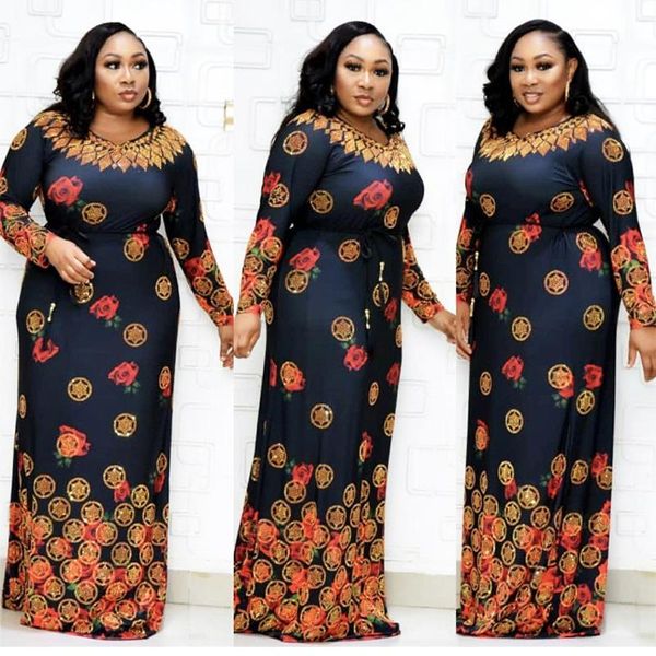 style african women's national costumes dashiki fashion stretch classic design print loose dress size xl xxl 3xl 4xl ethnic clothing, Red
style african women's national costumes dashiki fashion stretch classic design print loose dress size xl xxl 3xl 4xl ethnic clothing, Red