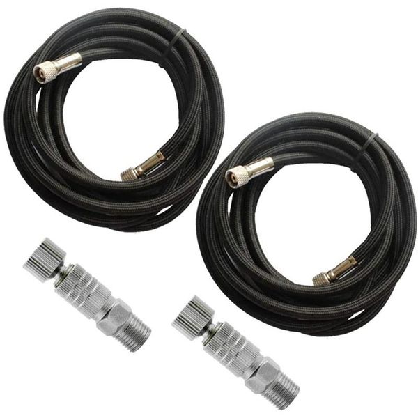 pneumatic tools 2 sets of airbrush 10ft nylon braided air hose with quick disconnect coupler connector,1/8 inch fittings
pneumatic tools 2 sets of airbrush 10ft nylon braided air hose with quick disconnect coupler connector,1/8 inch fittings
