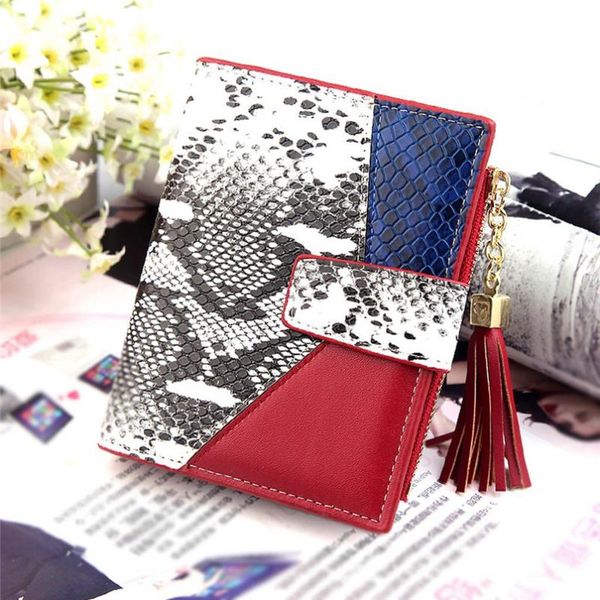 wallets bags for women 2021 women's leopard print snake short wallet card holder billfold purse vintage fashion a, Red;black
wallets bags for women 2021 women's leopard print snake short wallet card holder billfold purse vintage fashion a, Red;black