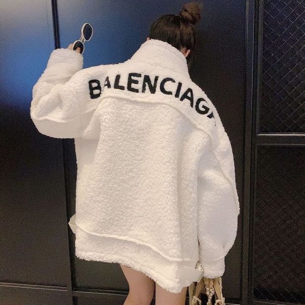 2021 autumn and winter women outerwear full body letter fashion jackets hoodie loose zipper cardigan coat, Black
2021 autumn and winter women outerwear full body letter fashion jackets hoodie loose zipper cardigan coat, Black