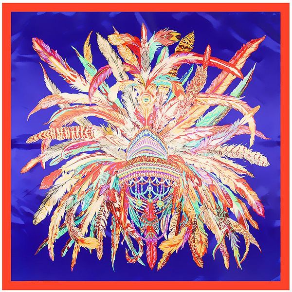 scarves flash 90x90cm square silk scarf women big size feathers crown brand shawl hijab ladies wraps long neck tie, Blue;gray
scarves flash 90x90cm square silk scarf women big size feathers crown brand shawl hijab ladies wraps long neck tie, Blue;gray