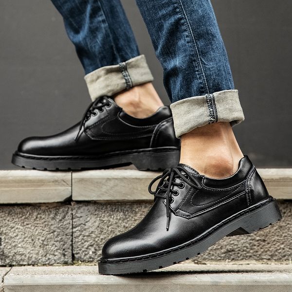 dress shoes fashion men classic genuine leather flat spring and autumn all-match slip on oxford for driving footwear business 1mvi, Black
dress shoes fashion men classic genuine leather flat spring and autumn all-match slip on oxford for driving footwear business 1mvi, Black