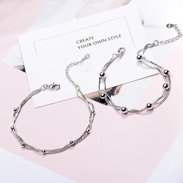 charm bracelets bracelet 2021 multi-layer transfer bead for women copper ball snake bone chains jewelry pulseras mujer, Golden;silver
charm bracelets bracelet 2021 multi-layer transfer bead for women copper ball snake bone chains jewelry pulseras mujer, Golden;silver