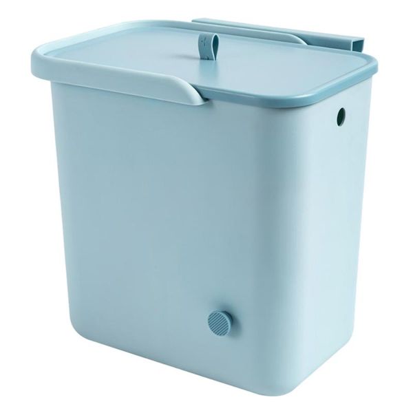 waste bins 1pc household trash can wall-mounted bin anti-drop with lid (blue)
waste bins 1pc household trash can wall-mounted bin anti-drop with lid (blue)