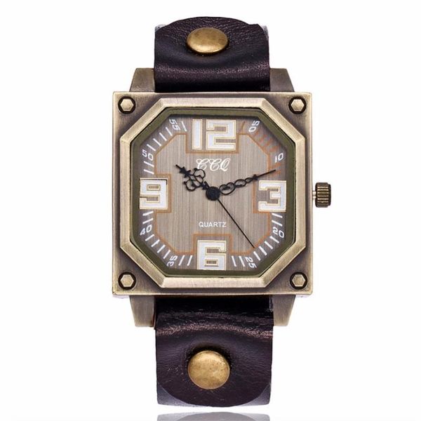 brand women men genuine vintage leather square watches casual female male sport quartz wristwatches relogio feminino, Slivery;brown
brand women men genuine vintage leather square watches casual female male sport quartz wristwatches relogio feminino, Slivery;brown