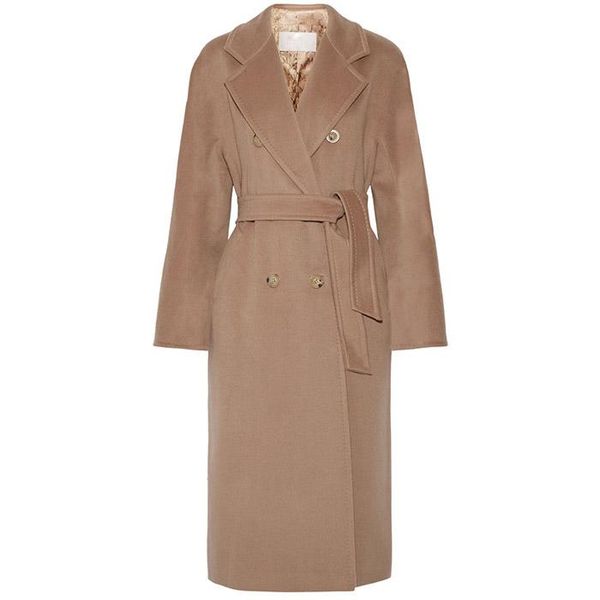 women's wool & blends winter women coat 2021 elegant warm long office camel double breasted belted fashion womens coats, Black
women's wool & blends winter women coat 2021 elegant warm long office camel double breasted belted fashion womens coats, Black