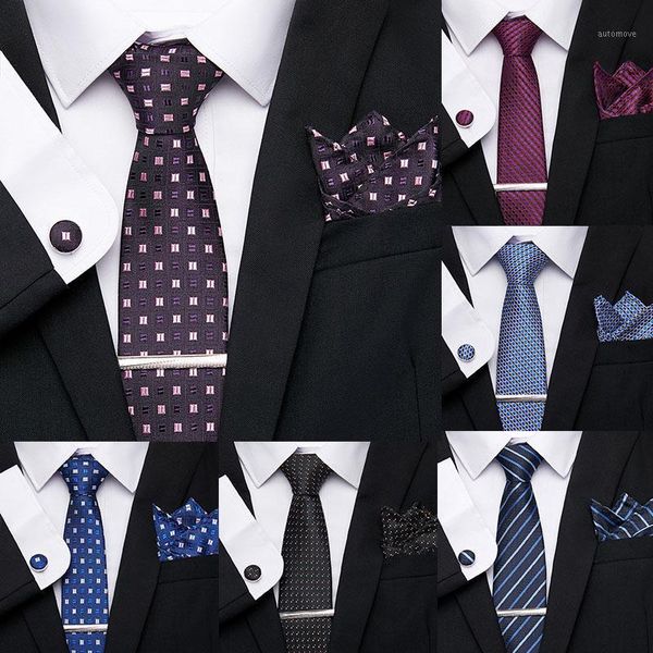 wedding men`s tie 100% silk blue plaid print jacquard woven tie clip + hanky + cufflinks sets for formal dress accessories1, Black;gray
wedding men`s tie 100% silk blue plaid print jacquard woven tie clip + hanky + cufflinks sets for formal dress accessories1, Black;gray