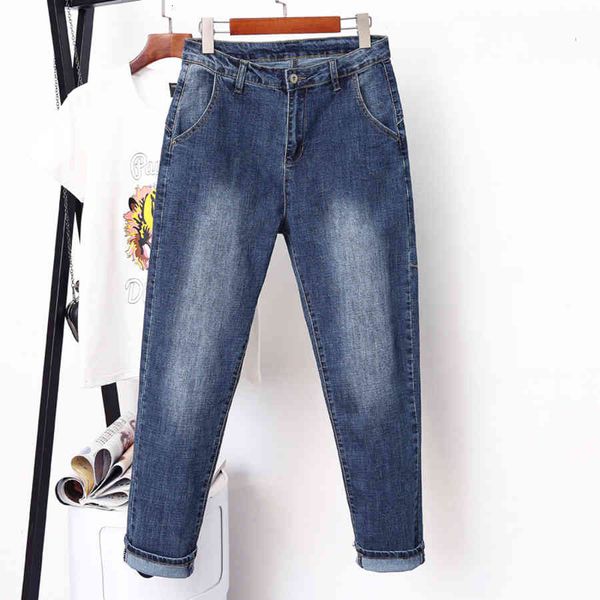 jeans torn jeans for women denim harem high-waisted stretched women's brem streetwear looser mother brim pants longer, Blue
jeans torn jeans for women denim harem high-waisted stretched women's brem streetwear looser mother brim pants longer, Blue