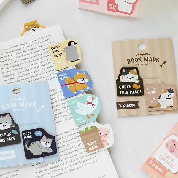 bookmark coloffice 2pcs/set cute magnet probe small animal japanese style special decoration students kawaii stationery
bookmark coloffice 2pcs/set cute magnet probe small animal japanese style special decoration students kawaii stationery
