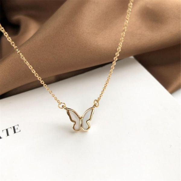 chains fashion neck clavicle chain female contracted temperament butterfly pendant necklace, Silver
chains fashion neck clavicle chain female contracted temperament butterfly pendant necklace, Silver