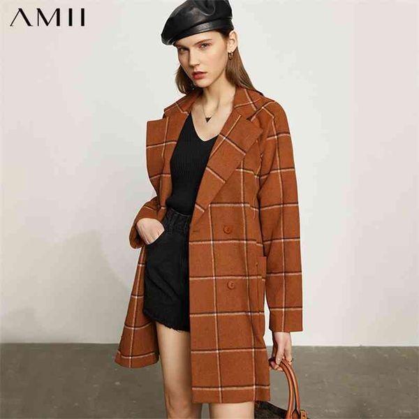 minimalism sping women's coat vinatge plaid female woolen causal lapel full sleeve jacket 11970514 210527, Black
minimalism sping women's coat vinatge plaid female woolen causal lapel full sleeve jacket 11970514 210527, Black