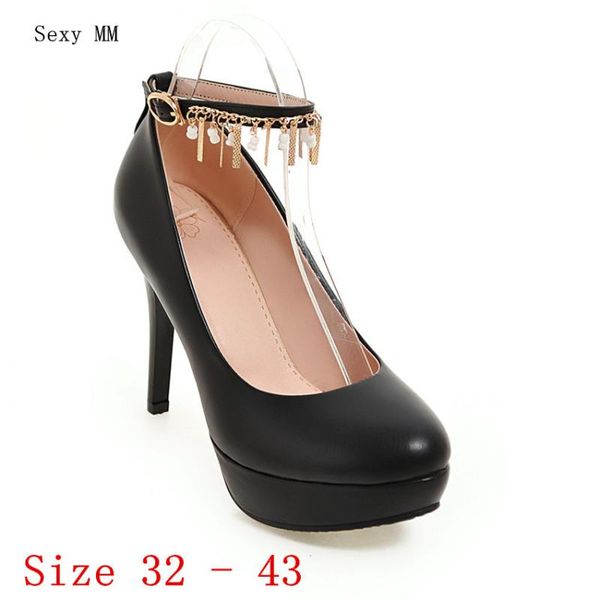 dress shoes women high heel platform pumps woman heels party wedding kitten small plus size 32 33 - 40 41 42 43, Black
dress shoes women high heel platform pumps woman heels party wedding kitten small plus size 32 33 - 40 41 42 43, Black