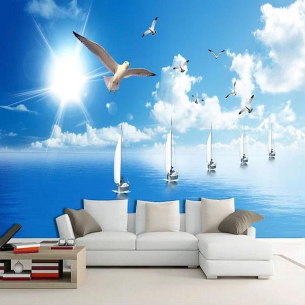wallpapers custom wall cloth modern blue sky and white clouds sea view po murals wallpaper for living room sofa background fresco
wallpapers custom wall cloth modern blue sky and white clouds sea view po murals wallpaper for living room sofa background fresco