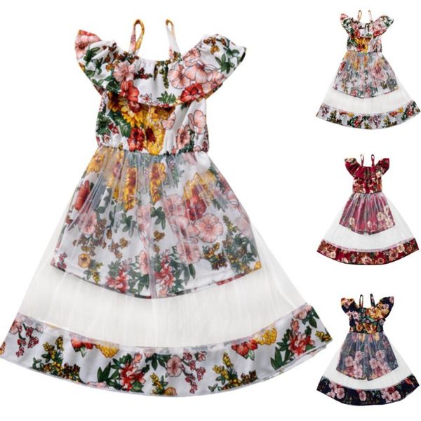 girl's dresses children girls floral printed shouderless dress jumpsuit one-piece summer casual holiday beach party outwearing clothing, Red;yellow
girl's dresses children girls floral printed shouderless dress jumpsuit one-piece summer casual holiday beach party outwearing clothing, Red;yellow