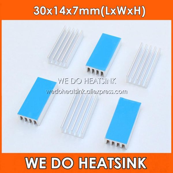 fans & coolings wholesale 30x14x7mm silver extruded aluminum heatsink cooler radiator with thermal conductive heat transfer adhesive pad
fans & coolings wholesale 30x14x7mm silver extruded aluminum heatsink cooler radiator with thermal conductive heat transfer adhesive pad