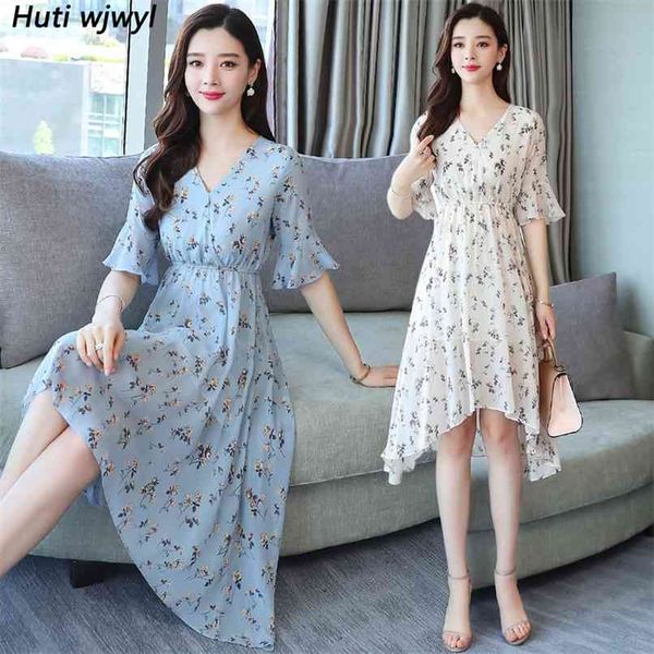 summer plus size print beach sundress vintage elegant blue floral chiffon boho midi dresses women bodycon party vestido 210528, Black;gray
summer plus size print beach sundress vintage elegant blue floral chiffon boho midi dresses women bodycon party vestido 210528, Black;gray