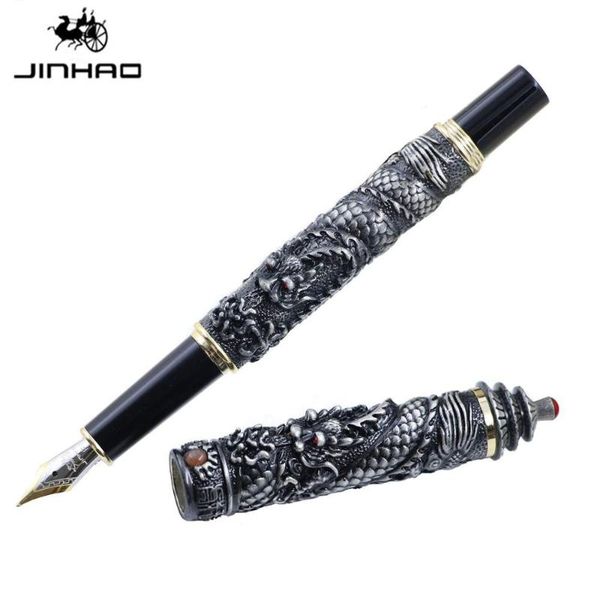 jinhao vintage dragon fountain pen metal caligraphy pens office supplies stationery caneta tinteiro
jinhao vintage dragon fountain pen metal caligraphy pens office supplies stationery caneta tinteiro
