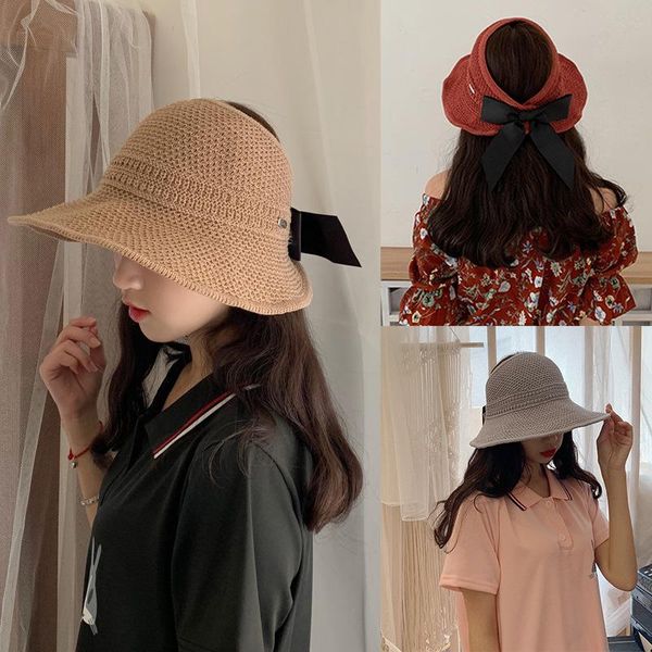 bow sports empty sun hat summer outdoor protection beach sunshade grass tourism female wide brim hats, Blue;gray
bow sports empty sun hat summer outdoor protection beach sunshade grass tourism female wide brim hats, Blue;gray