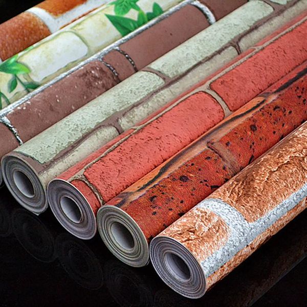 wallpapers 10m/roll pvc vintage brick pattern waterproof self-adhesive wallpaper living room kitchen bathroom wall decor paper
wallpapers 10m/roll pvc vintage brick pattern waterproof self-adhesive wallpaper living room kitchen bathroom wall decor paper